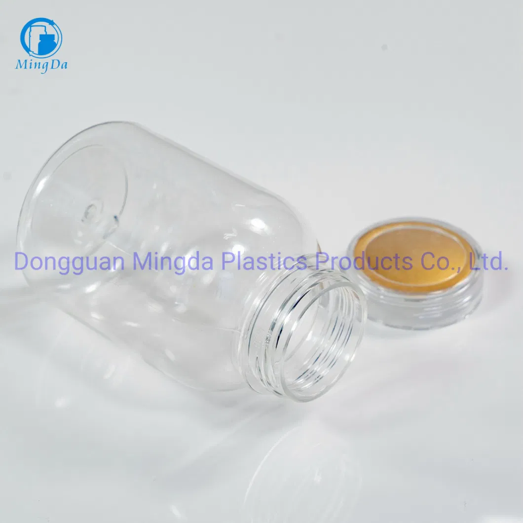 Eco-Friendly Screw Cap 45mm Neck Finish Food Grade Glossy Blue PCR- Pet Bottle